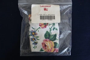 Longaberger Gartenpracht Tee oder kleiner Schlüsselkorb Standeinsatz #270061 - NEU - Bild 1 von 6