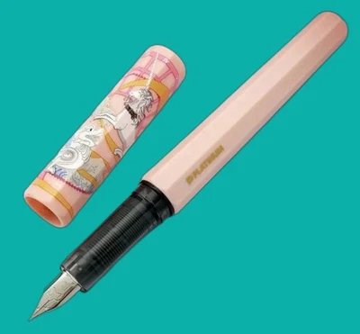 Pluma Estilográfica Unicornio Rosa Foto 1 de 4