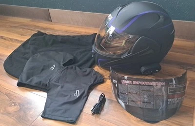 Virtue MD-808 Motorcycle Helmet Bluetooth Size XL, Excellent Condition - Image 1 of 4