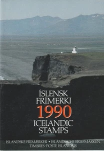 1990 Iceland Book Official Year Complete 21 Val +1 Bf MNH MF12453 - Picture 1 of 3