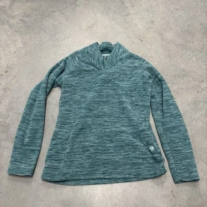 Pullover polar Mountain Hardware para mujer Snowpass jaspeado verde azulado talla mediana - Imagen 1 de 5