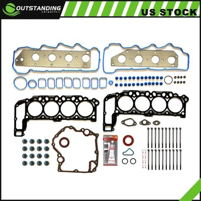 For Jeep Grand Cherokee 2008-2009 4.7L Full Gasket Set Head & Bolts - Image 1 of 4