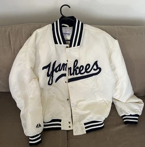 Vintage Majestic New York Yankees MLB Jacket Size Large Made In Korea Rare 90s - Picture 1 of 18