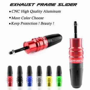 Exhaust Crash-Pads Slider Protector Motor Guard for SUZUKI ER-6N ER-6F ER6N ER6F - Foto 1 di 51