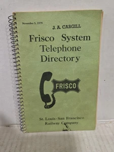 1979 Frisco System Telephone Directory,Louis-San Francisco Railway Company - Picture 1 of 5