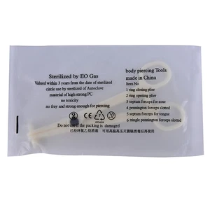 Ear Lip Navel Nose Tongue Septum Forcep Clamp Plier Tool For Body Pierc xiPY. GA - Picture 1 of 12