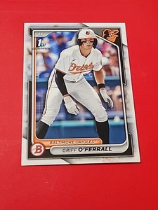 2024 Bowman Draft Paper Base BD-21 Griff O'Ferrall Baltimore Orioles - Picture 1 of 2