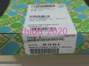 1 pz Nuovo Phoenix Contact MCR-C-UI-UI-DCI-NC 2810939 Isolatore - Foto 1 di 1
