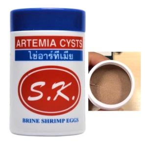 50g Artemia Cysts Brine Shrimp Egg for Baby Shrimp Fish Food S.k. K - Picture 1 of 9