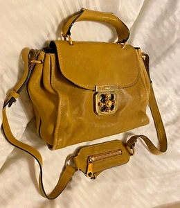 Authentic Rare Chloe Small Shoulder Bag Tan Leather - Picture 1 of 11