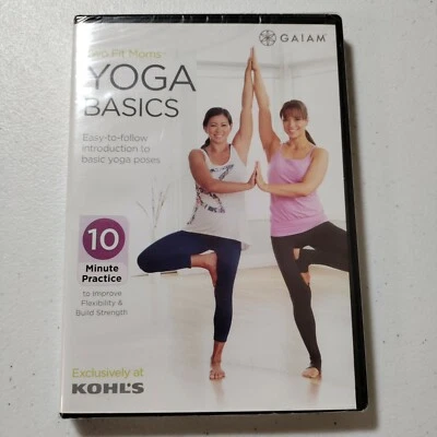 GAIAM Two Fit Moms YOGA Basics (DVD) - NEW sealed khols - Image 1 of 2
