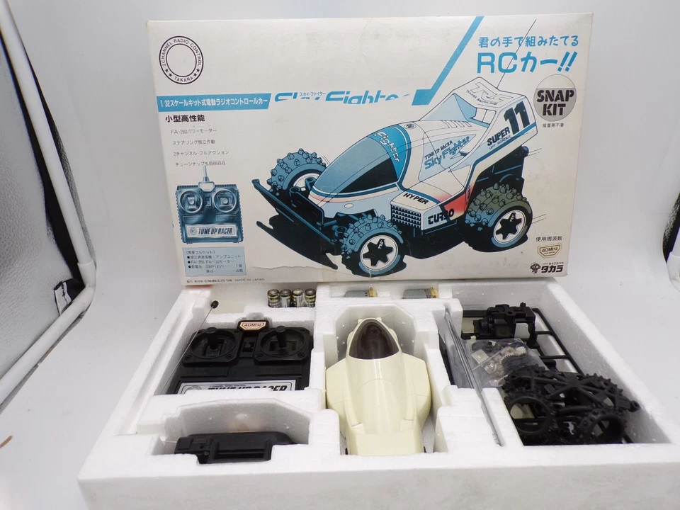 Vintage 1988 Takara Japan RC Sky Fighter 1/32 Buggy Kit NOS Tyco Taiyo Nikko - Image 1 of 4