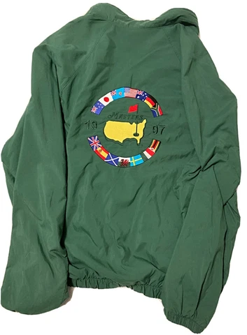 Vintage jacket from 1997 Masters Tournament- XL- Tiger Woods 1st Masters Win! Cover