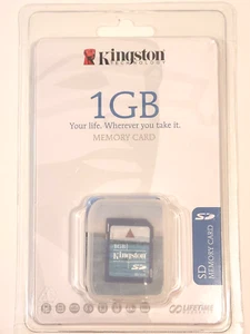 Kingston 1 GB scheda SD SD 1 GBKR scheda di memoria - nuova in confezione - Foto 1 di 2