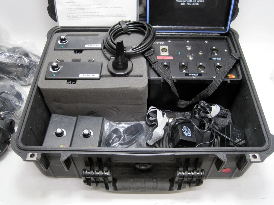 Eartec TCX Hybrid Intercom Station W/3 Eartec XTreme Headsets & Accessories - Image 1 of 4