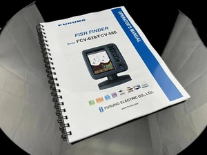 Furuno Fish Finder FCV-628 FCV-588 Operators Manual Instructions Guide Copy - Picture 1 of 3