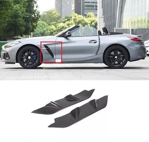 Real Carbon Fiber Car Front Side Door Vent Panel Trim Cover For BMW Z4 2017-2020 - Picture 1 of 6