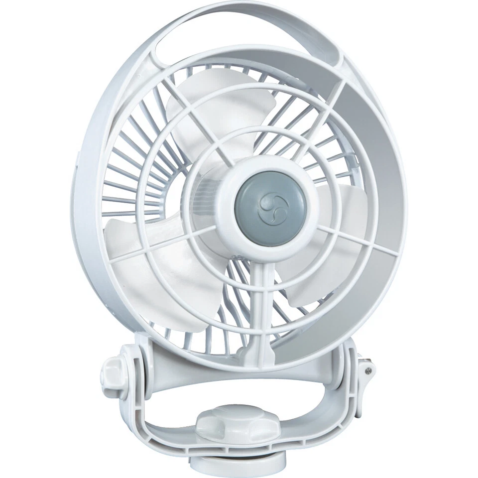 Caframo Bora 748 12V 3-Speed 6" Marine Fan - White - Image 1 of 1