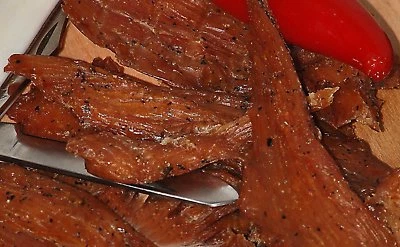 Climax Premium Todo Natural 1 OZ. Cecina de cocodrilo estilo original ahumada  Foto 1 de 4