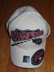 TENNESSEE TITANS AFC Champions Locker Room (Adjustable) Cap SUPER BOWL XXXIV - Picture 1 of 3