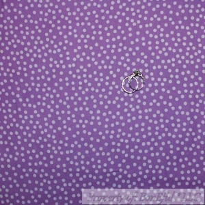 BonEful Fabric FQ Cotton Quilt Purple Tone Tonal Small Little Calico POLKA DOT S - Picture 1 of 12
