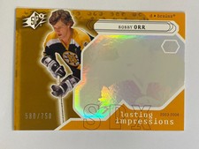 🏒 2003-04 Upper Deck SPx Hockey Lasting Impressions #103 Bobby ORR /750🏒