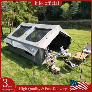9.8x13ft Inflatable Air Camping Tents w/Hand Pump Outdoor Blow up Portable House - Picture 1 of 16