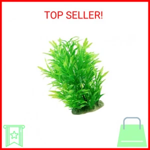 CNZ Aquarium Decor Fish Tank Decoration Ornament Artificial Plastic Plant Green - Picture 1 of 2