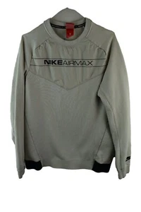 NIKE AIR MAX Grey Sweatshirt size M Mens Pullover Crew Neck Jumper Casual - Picture 1 of 8