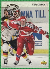 Vitali Tomilin - 1993-94 Upper Deck #278 - World Junior Championship Hockey Card