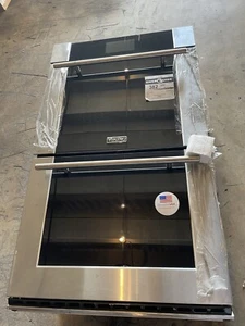 NEVER USED VIKING VIRTUOSO SERIES 30" DOUBLE WALL OVENS STAINLESS MVDOE630SS - Picture 1 of 11
