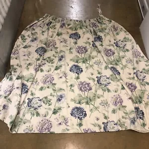 Laura Ashley Hepworth Lavender Design Curtains 86 Inches Wide By 56 Inches Long - Picture 1 of 12