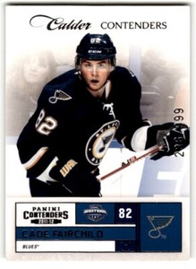 2011-12 Panini Contenders Calder Cade Fairchild Rookie /999 #263 St. Louis Blues