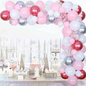 106 Pack Winter Snowflake Balloon Garland Winter Wonderland Party Decoration ... - Picture 1 of 8