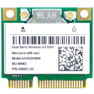 AX200 Mini PCIe Wireless Network PC Card WiFi6 Bluetooth AX200HMW Adapter AX3000 - Image 1 of 4