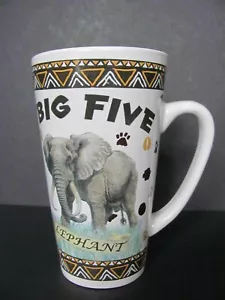 AFRIKA'S BIG FIVE COLLECTION GROSSER KAFFEEBECHER - ELEFANT - NEU - Bild 1 von 9