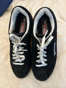 Skechers Active Womens 1656 Black Red Low Top Lace Up Size 11 Comfort Shoes Flat - Picture 1 of 7