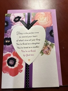 Mothers Day Card Religious Daughter Hallmark - Picture 1 of 3