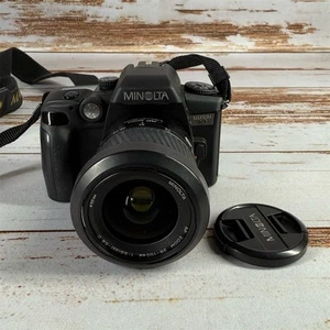 Minolta Maxxum 70 35mm SLR Film Camera w/ 28-100mm Zoom Lens Black - Picture 1 of 9