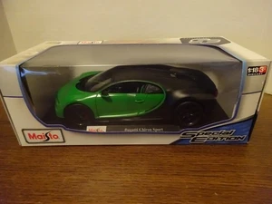 Maisto: Bugatti Chiron Sport (Verde Negro) - 1:18 (Edición Especial) Caja Original - Imagen 1 de 3