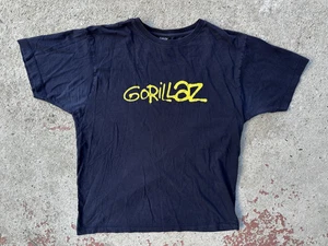 Vintage Y2K Gorillaz T-Shirt Large Band T-Shirt Albarn Trip Hop Hot Topic Logo - Picture 1 of 7