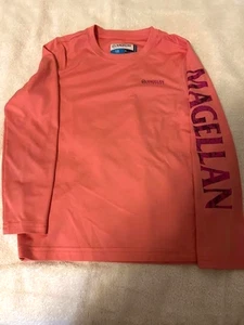  Magellan L/S Fishing Performance  Orange  Shirt Youth S (17-8) - Picture 1 of 2