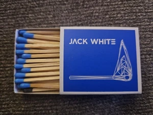 Jack White ThirdMan Records Scatola Fiammiferi Blu Esclusiva Personalizzata Strisce Bianche Rara - Foto 1 di 6