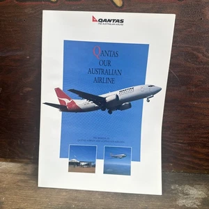 Qantas Our Australian Airline “The Merger” 1993 Brochure  - Picture 1 of 14