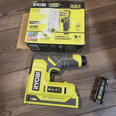 Ryobi USB Lithium Stapler/Nailer Kit FVN51K - Image 1 of 4