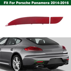 2PC Left Rear Lower Bumper Reflectors Tail Light For Porsche Panamera 2014-2016 - Bild 1 von 10