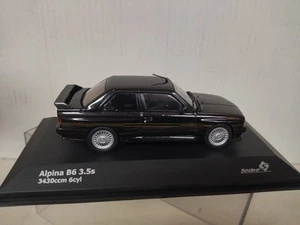 BMW E30 ALPINA B6 3.5S BLACK 1:43 SOLIDO S4312002 SD - Imagen 1 de 4