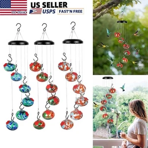Bezauberndes Windspiel Kolibri Futterhaus Fenster Vogelfutterhaus für Außenfutterhäuschen - Bild 1 von 14
