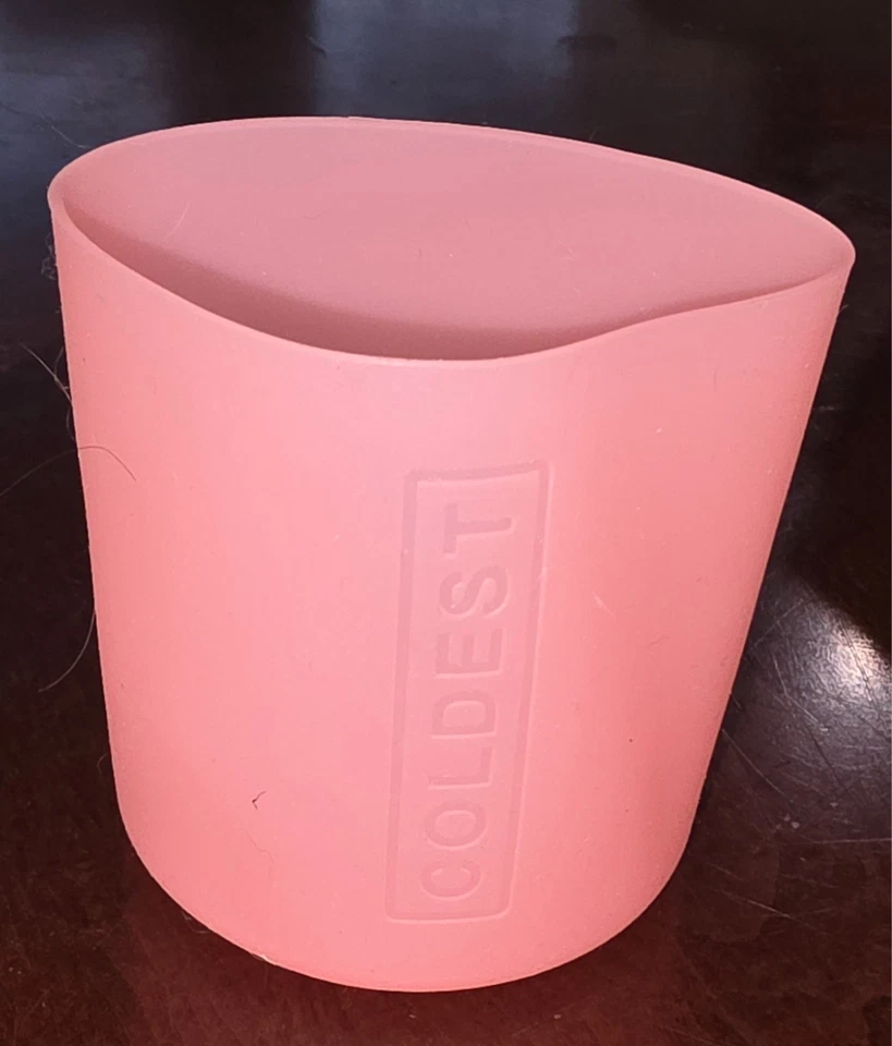 Coldest ORANGE  BOOT Glowie Glow in the dark Silicone Water bottle Tumbler New - Image 1 of 1