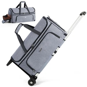 Garment Bags with Wheels, Garment Convertible Weekender Bags, Large Garment B... - Picture 1 of 7